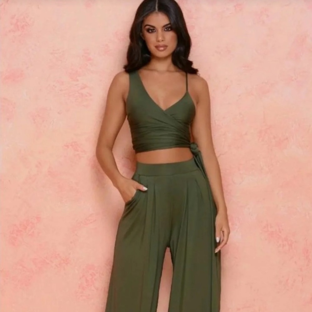 Oh Polly wrap set NWT